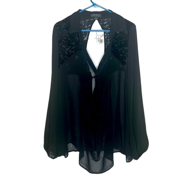NWT Forever 21 plus blouse - Picture 1 of 6